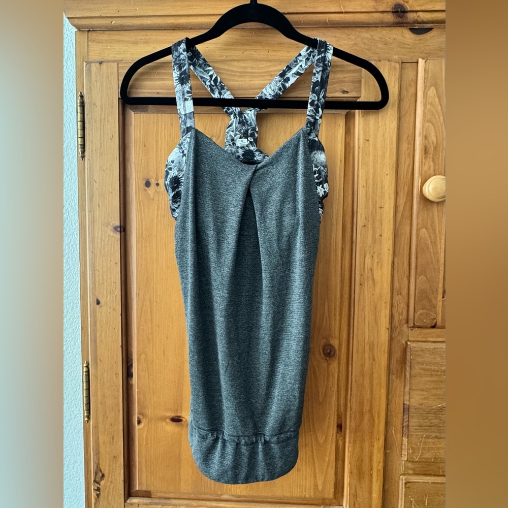 Lululemon Athletica Gray Sporta Bra Tank Top